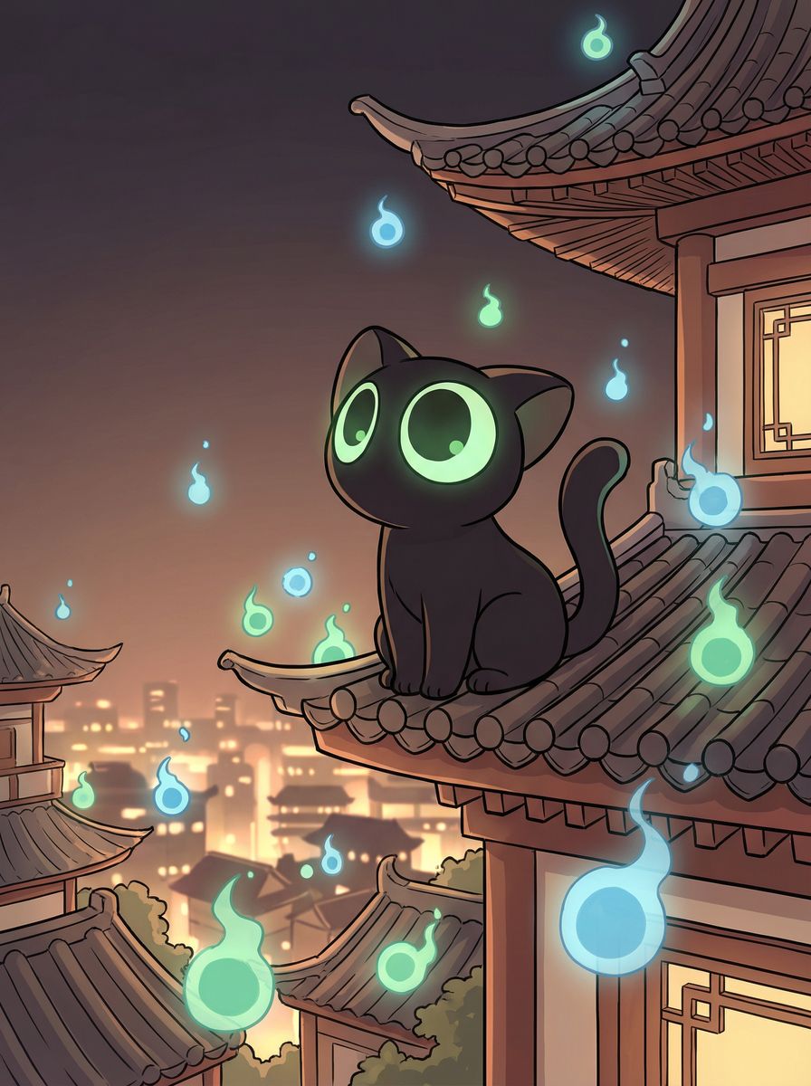 搜同网动漫-灵猫夜行记原创动漫短片